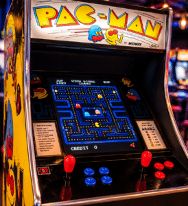 Close-up van Original Pac-Man arcadekast